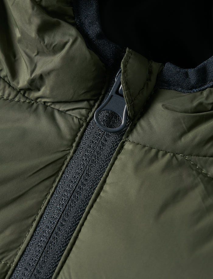 Veste unie à capuchon pour bébé garçon