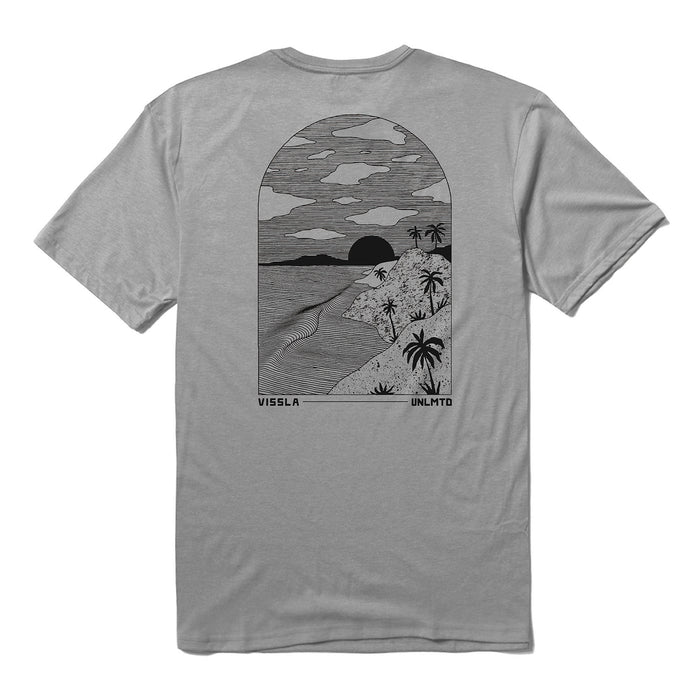 Vissla | T-Shirt à Manches Courtes Homme Cliffside Comp Lite Eco Drirelease