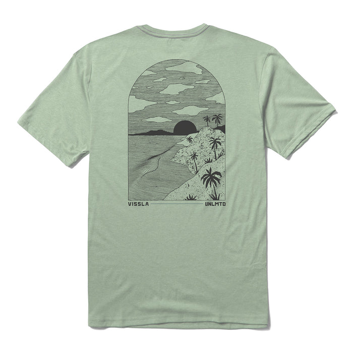 Vissla | T-Shirt à Manches Courtes Homme Cliffside Comp Lite Eco Drirelease
