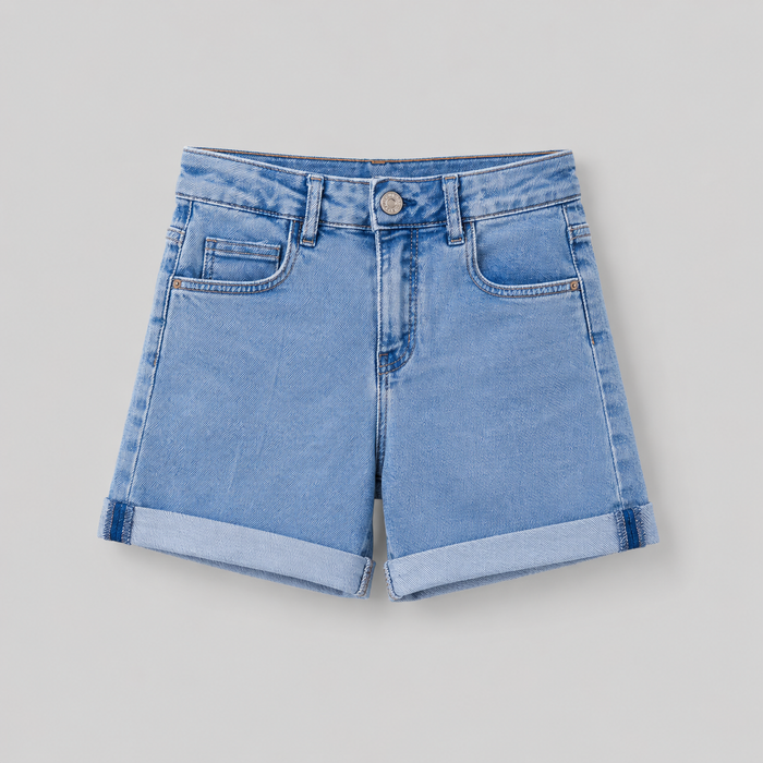 VITAMINS BASIC REGULAR FIT DENIM SHORTS