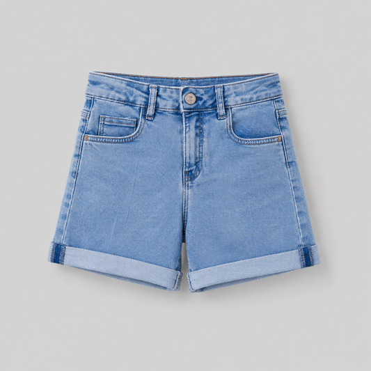 VITAMINS BASIC REGULAR FIT DENIM SHORTS