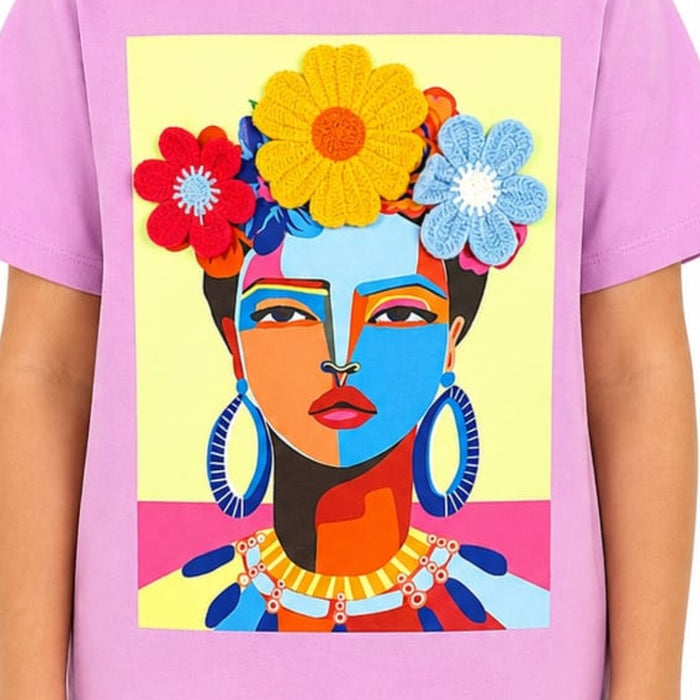 VITAMINS BOXY FIT CHARACTER PRINT T-SHIRT