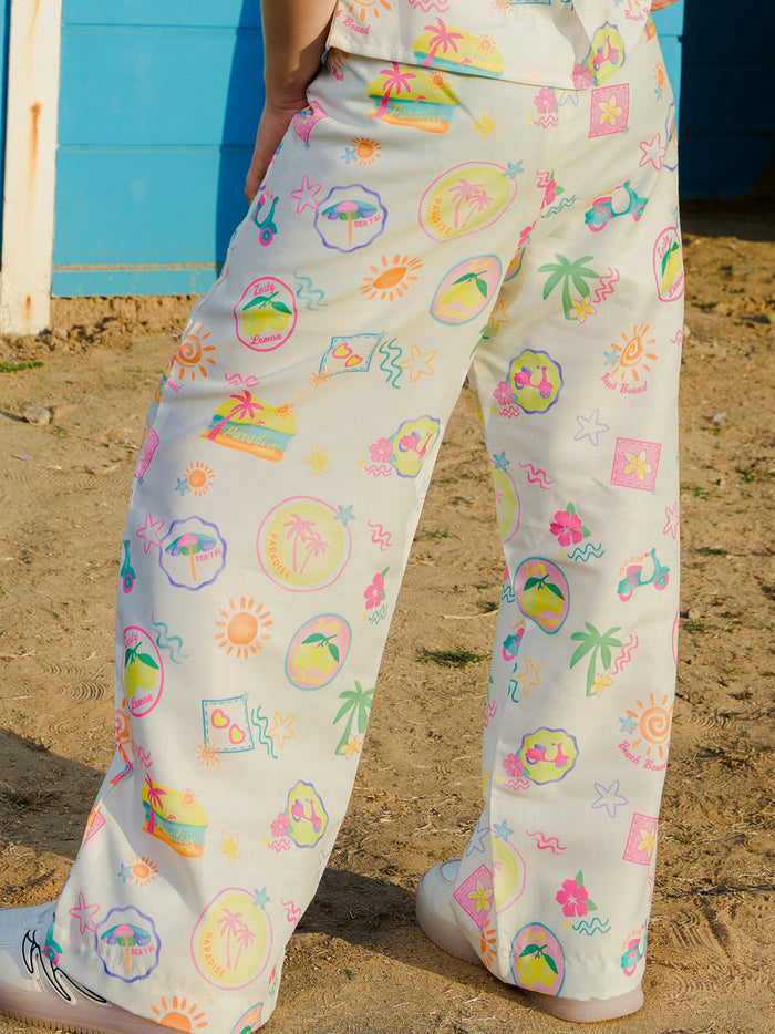 VITAMINS PRINTED MATCHING BOTTOM