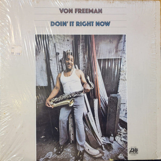 Von Freeman - Doin' It Right Now (LP) [US] 1st (Very Good Plus (VG+))
