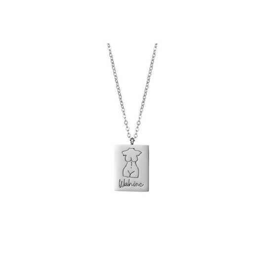 Pamu Wahine Silver Necklace | Koop.co.nz