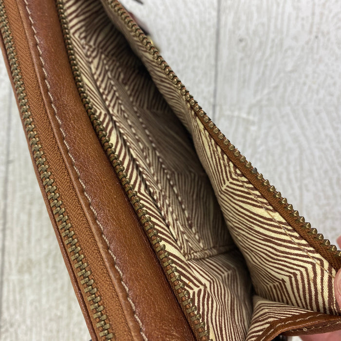 Wallet Leather By Fossil, Size: Small