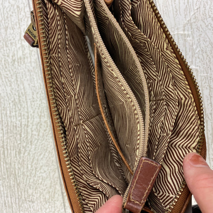Wallet Leather By Fossil, Size: Small