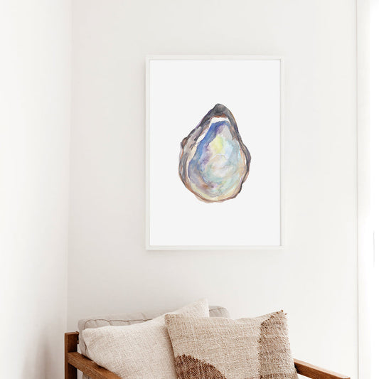 Watercolor Oyster No. 3  - Art Print or Canvas - Jetty Home