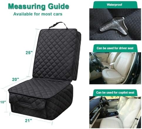 Waterproof Front Seat Cover Dog Car Seat Covers Travel Pet Clever
