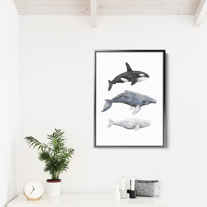 8"x10" / Canvas / Antique Silver