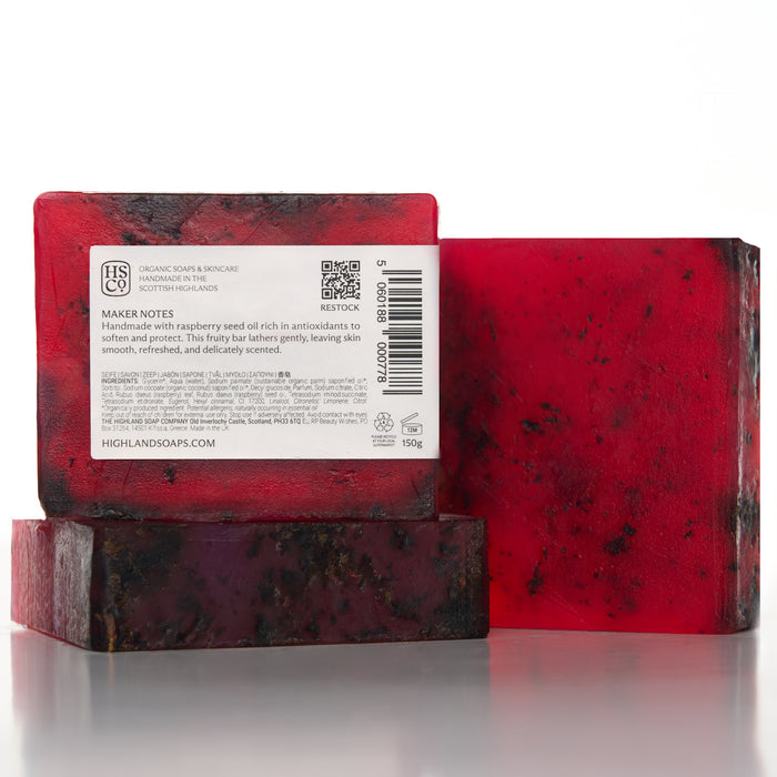 Wild Scottish Raspberry Soap 150g