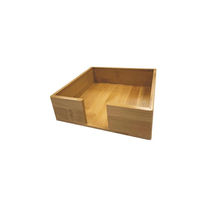 Wooden Beverage Napkin Holder - Honey Maple