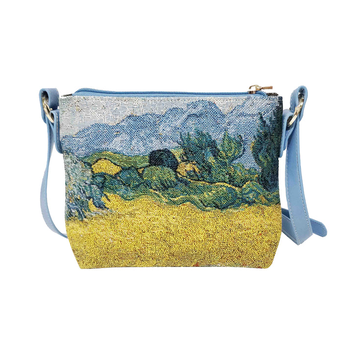 XB02-ART-VG-WHEAT | VAN GOGH WHEATFIELD CROSS BODY BAG PURSE HANDBAG