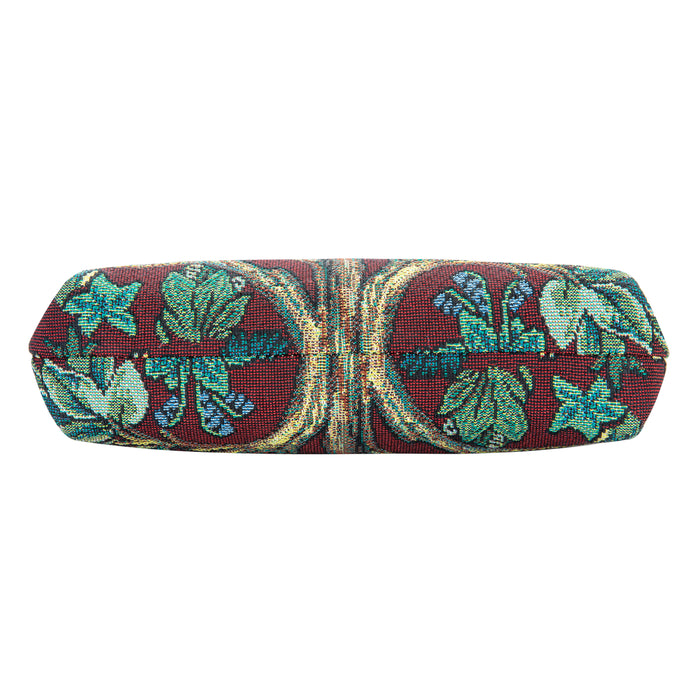 XB02-ART-WM-TLRD | WILLIAM MORRIS TREE OF LIFE RED CROSS BODY BAG PURSE HANDBAG - www.signareusa.com