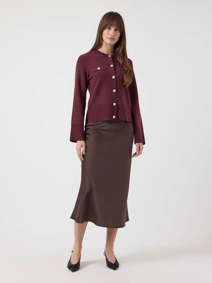 YAS Yaspimi Knitted Cardigan Port Royale