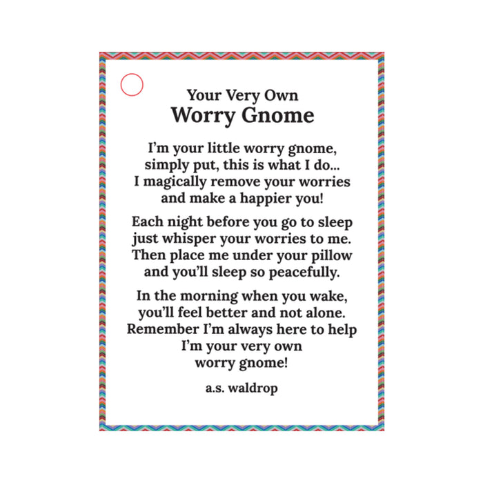 Your Very Own Worry Gnome Charms - card