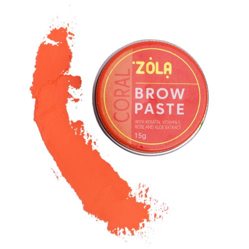 ZOLA Eyebrow Orange Contouring Paste, 15g Eyebrow Contouring Paste ZOLA