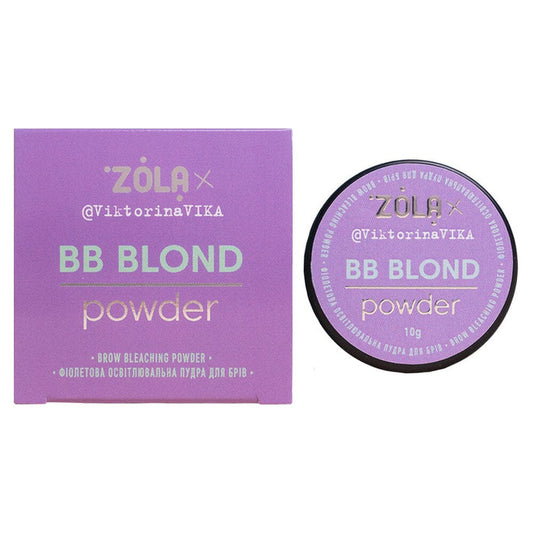 ZOLA x Viktorina Vika Eyebrow Lightener Purple BB Powder, 10 g Eyebrow Brightening ZOLA
